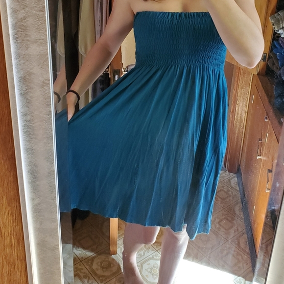 Blue Sun Dress - Picture 3 of 3